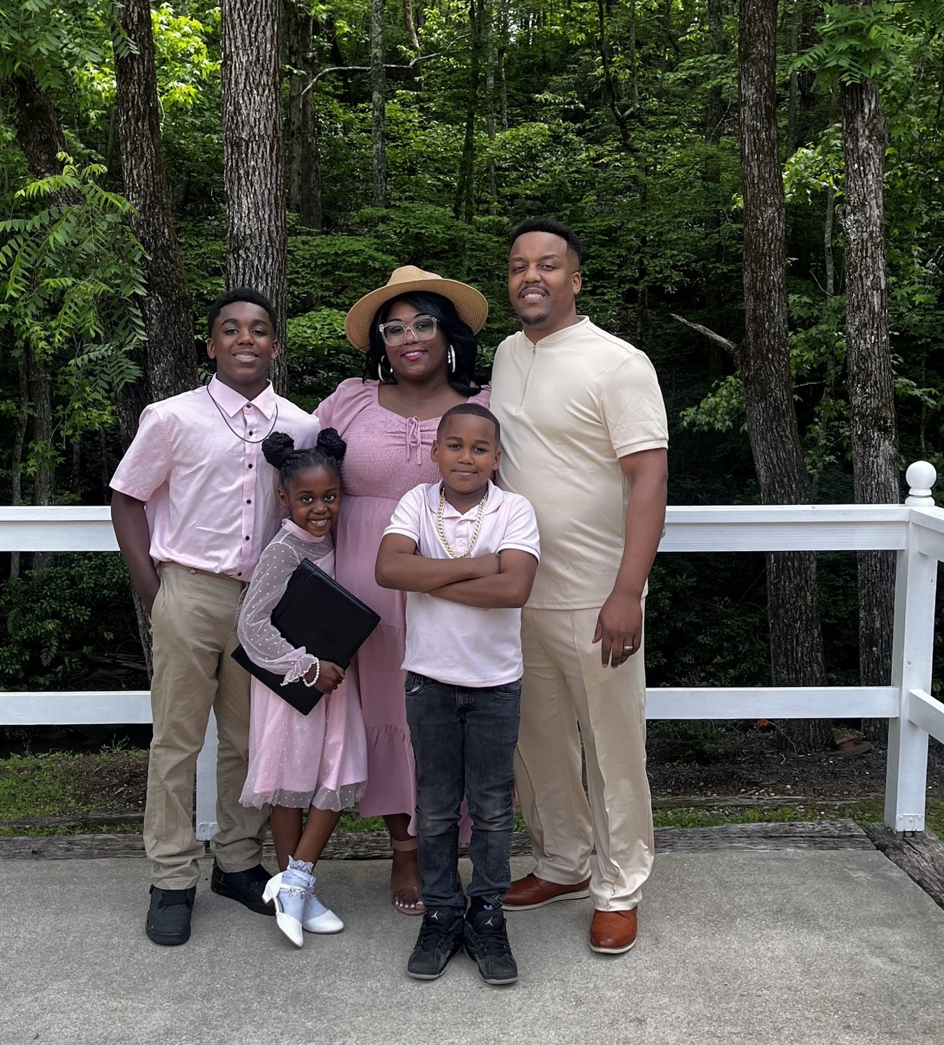 First family outdoors