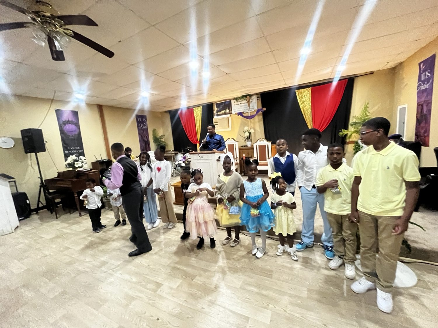 Children and youth at church